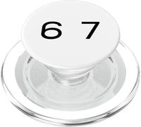 Six Seven 6 7 Meme Design PopSockets PopGrip per MagSafe