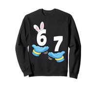 Six Seven 67 Cool Easter 6 7 Bunny Boys Kids 6-7 Meme Felpa