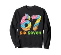 Six Seven 67 Number Ice Cream Drip Meme 6 7 Kids Boys Girls Felpa
