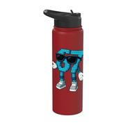 Six Seven Brainrot Italiano Divertente 67 Meme di gioco per bambini Stainless Steel Insulated Water Bottle