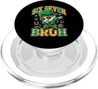 Six Seven Bruh Funny St Patrick’s Day Dabbing Leprechaun PopSockets PopGrip per MagSafe