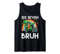 Six Seven Bruh Leprechaun St Patricks Day Ragazzi Bambini Giovani Canotta