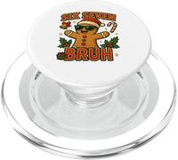 Six Seven Bruh Maglietta 6 7 Hand Meme Christmas Gen Z Alpha PopSockets PopGrip per MagSafe