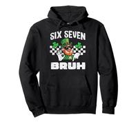 Six Seven Bruh St Patricks Day 6 7 Meme 67 Bambini Giovani Ragazzi Felpa con Cappuccio