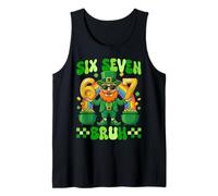 Six Seven Bruh St Patricks Day 6 7 Meme Leprechaun Lucky Canotta