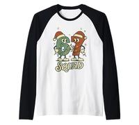 Six Seven Christmas Squad 67 Meme Divertente Uomini Donne Giovani Bambini Maglia con Maniche Raglan