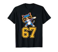 Six Seven Dabbing Cat - Cool Kitty Gifts Design Maglietta