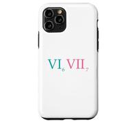 Six Seven Funny Meme 6 7 Roman Letters Kids Gen Alpha Custodia per iPhone 11 Pro