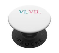 Six Seven Funny Meme 6 7 Roman Letters Kids Gen Alpha PopSockets PopGrip Adesivo