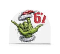 Six Seven Gesture - Portatovaglioli in acrilico per tavolo, cucina, autoportante, per stoffa, decorazione della casa, tavolo, cucina, confezione da 2