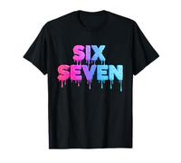 Six Seven Ice Cream Drip Gen Alpha Slang 6 7 Trending Meme Maglietta