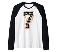 Six Seven Meme 6 7 Costume di Halloween Abbinato per Coppia Maglia con Maniche Raglan
