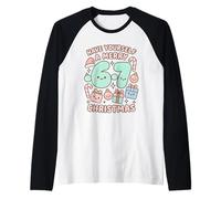 Six Seven Meme Cute Merry 67 Christmas Christmas Pigiama Kawaii Maglia con Maniche Raglan