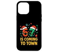 Six Seven Meme Funny Christmas Matching 67 sta arrivando in città Custodia per iPhone 12 Pro Max