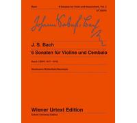Six Sonatas: Edited from the manuscript copies. BWV 1017 - 1019. violin and harpsichord (piano).