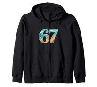 Six SSix Seven Beach Summer Waves Fun Ragazze Bambini Uomo Felpa con Cappuccio