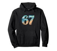 Six SSix Seven Beach Summer Waves Fun Ragazze Bambini Uomo Felpa con Cappuccio