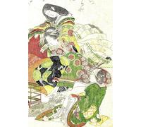 Six Women Seated Around a Bird Cage - Katsushika Hokusai - Notebook: 120 Lined Pages 6" x 9" Journal Diary Notepad