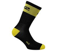 Calza Corta Sixs SHORT-LOGO Nero Giallo II