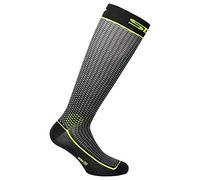 Calza Lunga Unisex Sixs LONG2 Nero Carbon Giallo 44-47