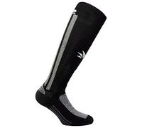 SIX2 Calzini Mot2 termici rinforzati Nero/Black-White EU 40-43 Uomo, Donna