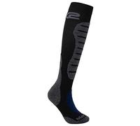 SIX2 CALZA LUNGA RINFORZATA CON LANA MERINOS BLACK/GREY - II