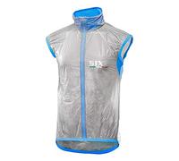 SIX2 Gilet Antivento TRASPARENT/Light Blue - S