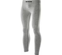 SIX2 Leggings Merinos Carbon Underwear Wool Grey - L/XL