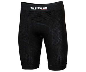 SIX2 PANTALONCINO CICLISMO SENZA BRETELLA BLACK - M