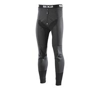SIX2 Pantaloni Wind Stopper all Black-M, Unisex Adulto, M