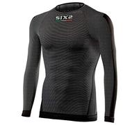 Maglia Intima Tecnica Termica Unisex Sixs TS2 Nero Carbon XS