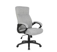 SixBros. Sedia Ufficio Sedia direzionale Sedia Girevole Stoffa Grigio - HLC-0311-1/2167