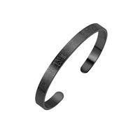 SIXDUTON Bracciale Islamico Ayatul Kursi per Donne, Musulmane Corano Allah Bangles, Bracciale Calligrafico Arabo Islam Eid Ramadan Gioielli Regali per Donne e Uomini (Nero)