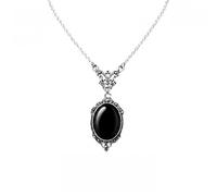 SIXDUTON Collana gotica, per Halloween, stile punk rock, con cristalli