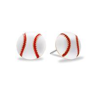SIXDUTON Orecchini Donna Orecchini in Argento Sterling 925, Piccoli Orecchini a Cerchio, Orecchini a Cerchio Sportivi Pallavolo Calcio Ipoallergenici