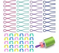 Sixfolo 62 Pezzi Clip Rocchetto Filo Clip Porta Rocchetto Plastica Supporti per Filo per Bobine di Filo Porta Bobine Cucito Colorata Accessori per Macchine da Cucire per Organizzare Bobine di Filo