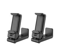 Sixfox Supporto universale per cellulare, 2 pezzi, girevole a 360 gradi | Per sedile aereo e tavolo, per viaggi e ufficio, supporto per smartphone, compatibile universale, dimensioni compatte 35 x 90