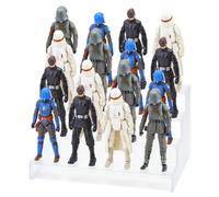 SIXPOINTS Mensola con piolo, 15,2 cm, organizer per giocattoli da collezione, compatibile con personaggi Marvel Legends, DC, GI Joe, MOTU (SOLO per serie Black SW-6 in trasparente)