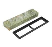 SIXRUN 10000 Grit Natural Whetstone, Affilacoltelli con Base in Silicone for Fixed Angle Sharpener, Forbici e Strumento per Affilare