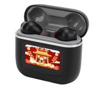SIXRUN 144 Lingue Traduttore Auricolari, Custodia con Schermo Touchscreen | Cancellazione del rumore ANC, Bluetooth 5.3, 3 modalità di traduzione, controllo touch binaurale, stereo, viaggi d\'affari
