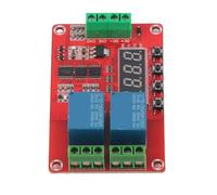 SIXRUN 2 Modulo Relè Temporizzato, 5V Timer 270h | Controller di temporizzazione multifunzionale, 20 modalità selezionabili, ciclo da 0,1 s a 9999 s, ritardo autobloccante,