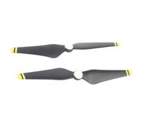 SIXRUN 2 Paia di Eliche Autoserranti Durevoli per L'accessorio Quadricottero Drone 3 con Materiali di Prima qualità e Riduzione del Rumore (bordo giallo)