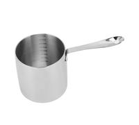 SIXRUN 304 Pentola Friggitrice in Acciaio Inossidabile, Mini Pentola Friggitrice con Manico, Dimensioni Compatte per Piccole Cucine