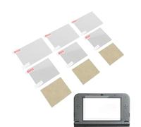 SIXRUN 3er Set Displayfolie per New 3DS XL LL Vetro Temprato 9H Anti-Bluelight Antigraffio con Pellicola PET per Visione Nitida e Precisione Al Tocco