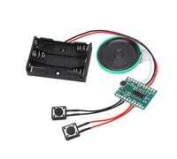 SIXRUN 4 Minuti Modulo di Registrazione Musica Chip Modulo Sonoro Registrazione Vocale con Controllo a Pulsanti per Schede Fai da Te Scatole