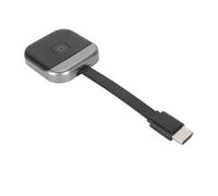 SIXRUN 4K Adattatore Display Wireless per TV Telefono, 2.4G | Interfaccia e micro USB, segnale antenna esterna, interruttore schermo verticale orizzontale, conferenza home office