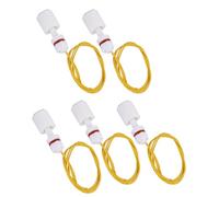 SIXRUN 5pci Interruttore a Galleggiante in Plastica PP, Sensore di Livello Liquido per Serbatoio D'acqua Piscina, Controllore per Industria Alimentare Petrolchimica Impianti Idrici