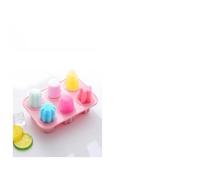 SIXRUN 6 Cavity Reusable Silicone Popsicle Mold for Kids and Adults Ideal