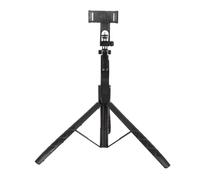 SIXRUN 60in Selfie Stick Treppiede, Rotazione 360 Telecomando Wireless | Supporto per telefono estensibile in lega di alluminio, supporto per telefono da 65-100 mm, otturatore remoto rimovibile,