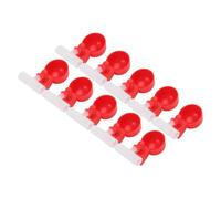 SIXRUN Abbeveratoio Automatico per Polli Tazze di Riempimento Efficiente Prevenzione delle Perdite Abbeveratoio per Piccioni per Anatre Uccelli, Materiale PP Durevole per Allevamenti di Pollame (G1/2)